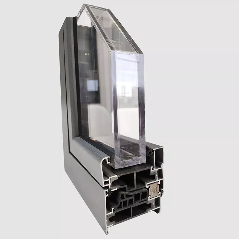 Profils de porte et de fenêtre d'isolation thermique en alliage en aluminium