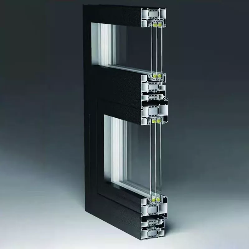 Profils en aluminium pour les portes et fenêtres isolées à la chaleur