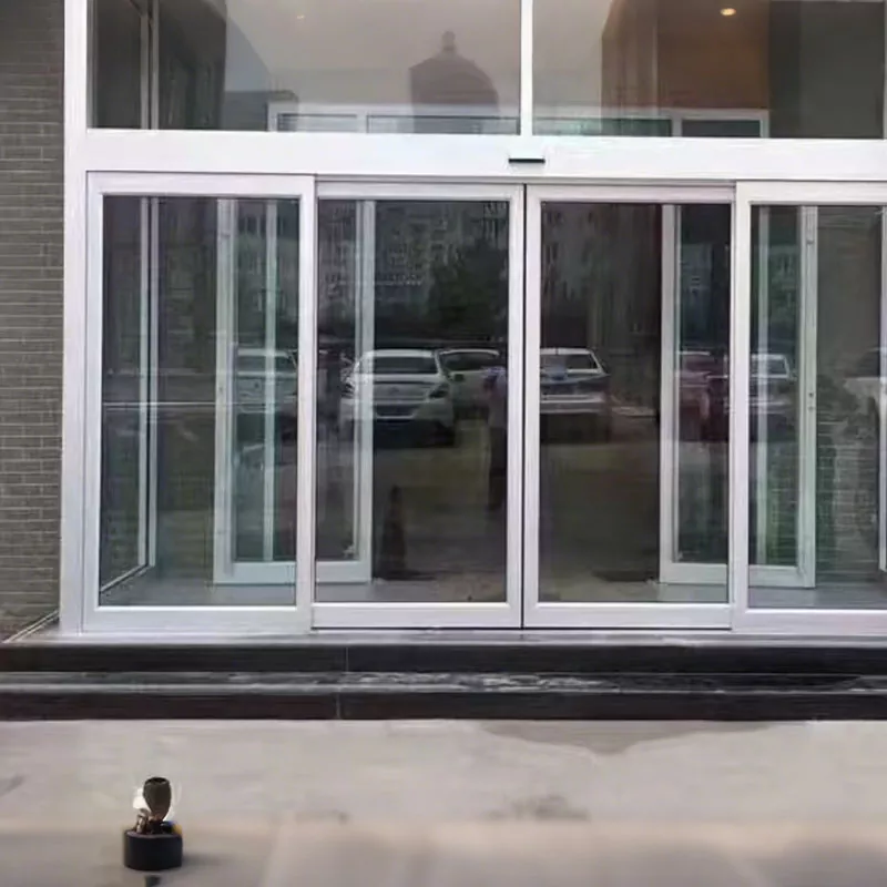 Electric Sand White Aluminum Alloy Door And Window Profile